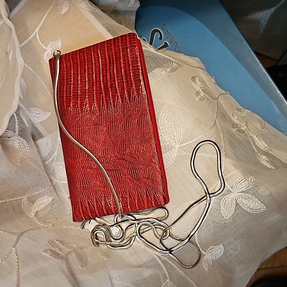 WHBM Red Sequin Purse Wallet - Picture 3 of 3